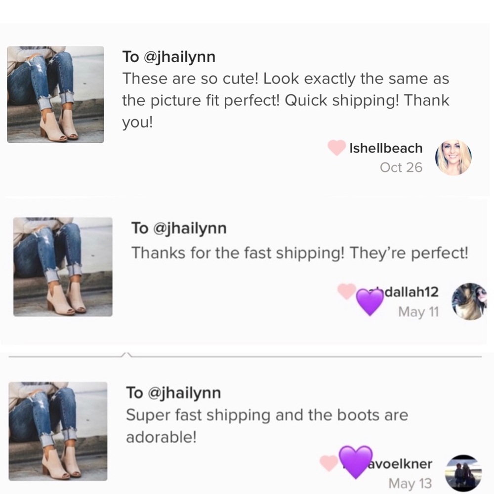 Nude/Natural Peep toe ankle split bootie - Picture 2 of 5